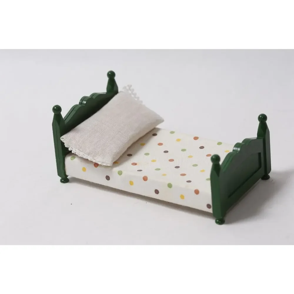 Sylvanian Families Green Miniature Bed Toy Dollhouse Furniture ~ 260817-WH 1014